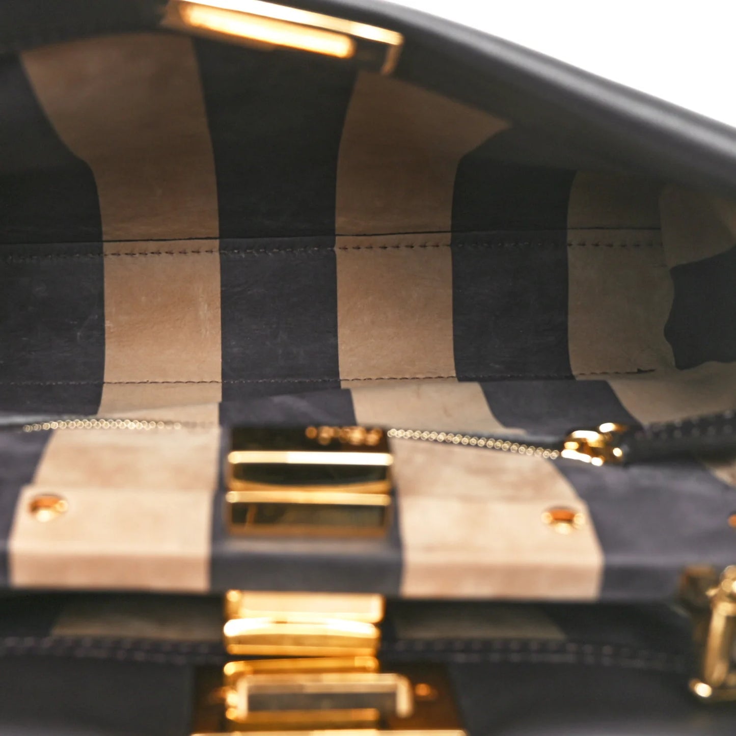 Peekaboo Mini Bag Dark Espresso Brown Leather