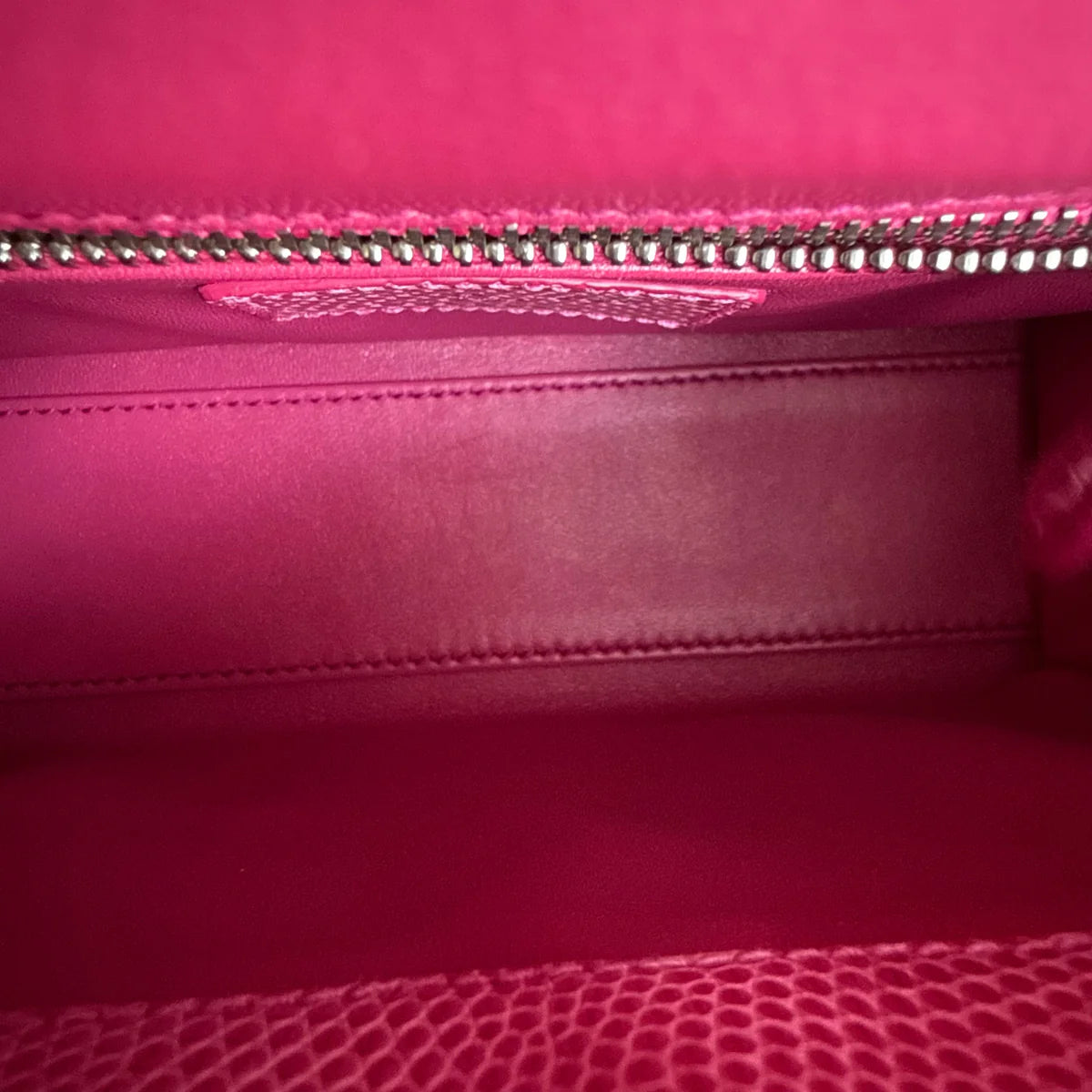 Lizard Swarovski Crystal Mini Lady Dior Pink