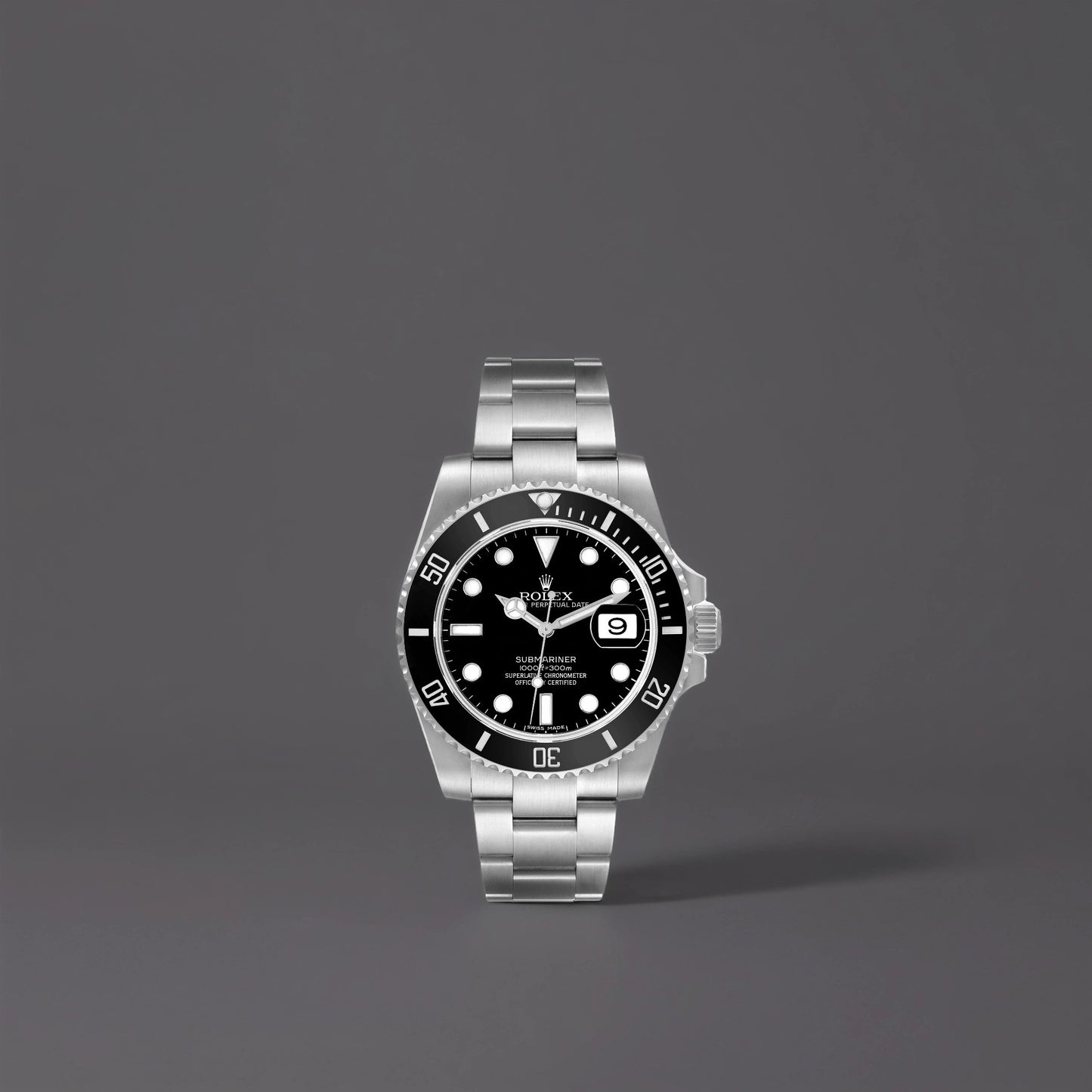 Rolex Submariner Date Black Dial Steel Mens Watch