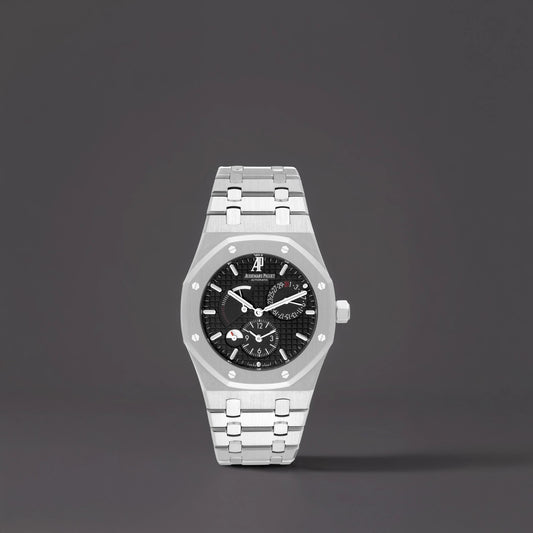 Audemars Piguet Royal Oak Dual Time Steel Mens Watch