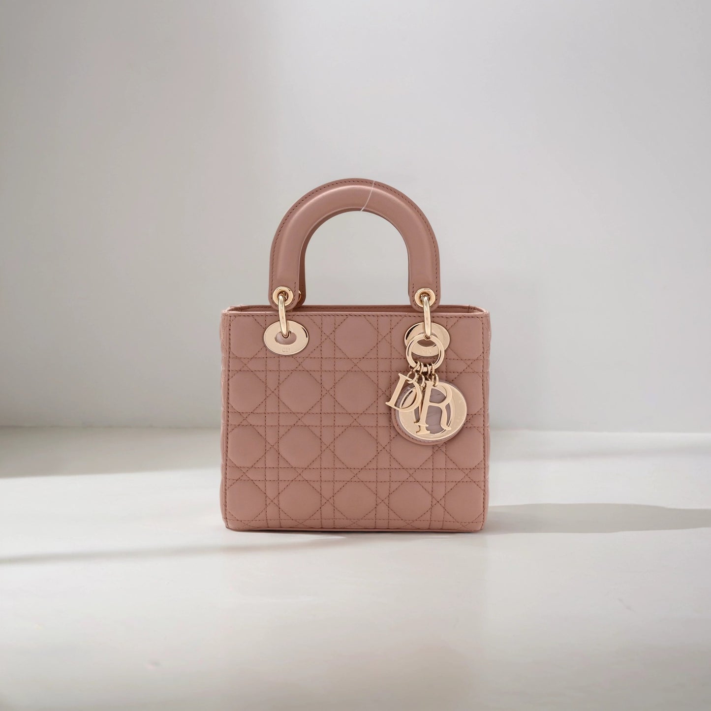 Lambskin Cannage Small My ABC Dior Lady Dior Blush
