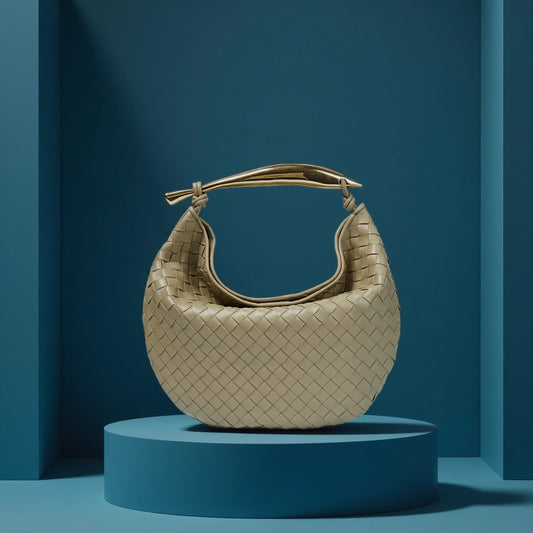 Nappa Intrecciato Sardine Bag Travertine