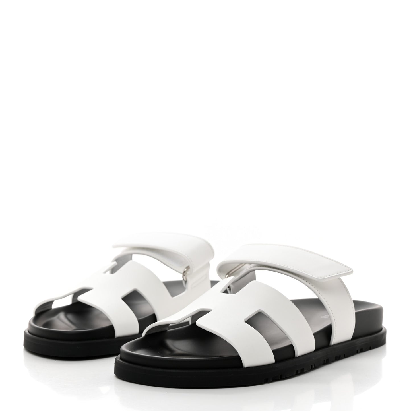 Calfskin Womens Chypre Sandals 38.5 White