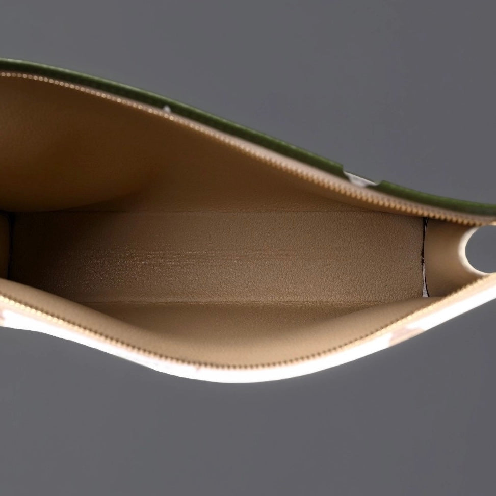 Monogram Giant Toiletry Pouch 26 Kaki