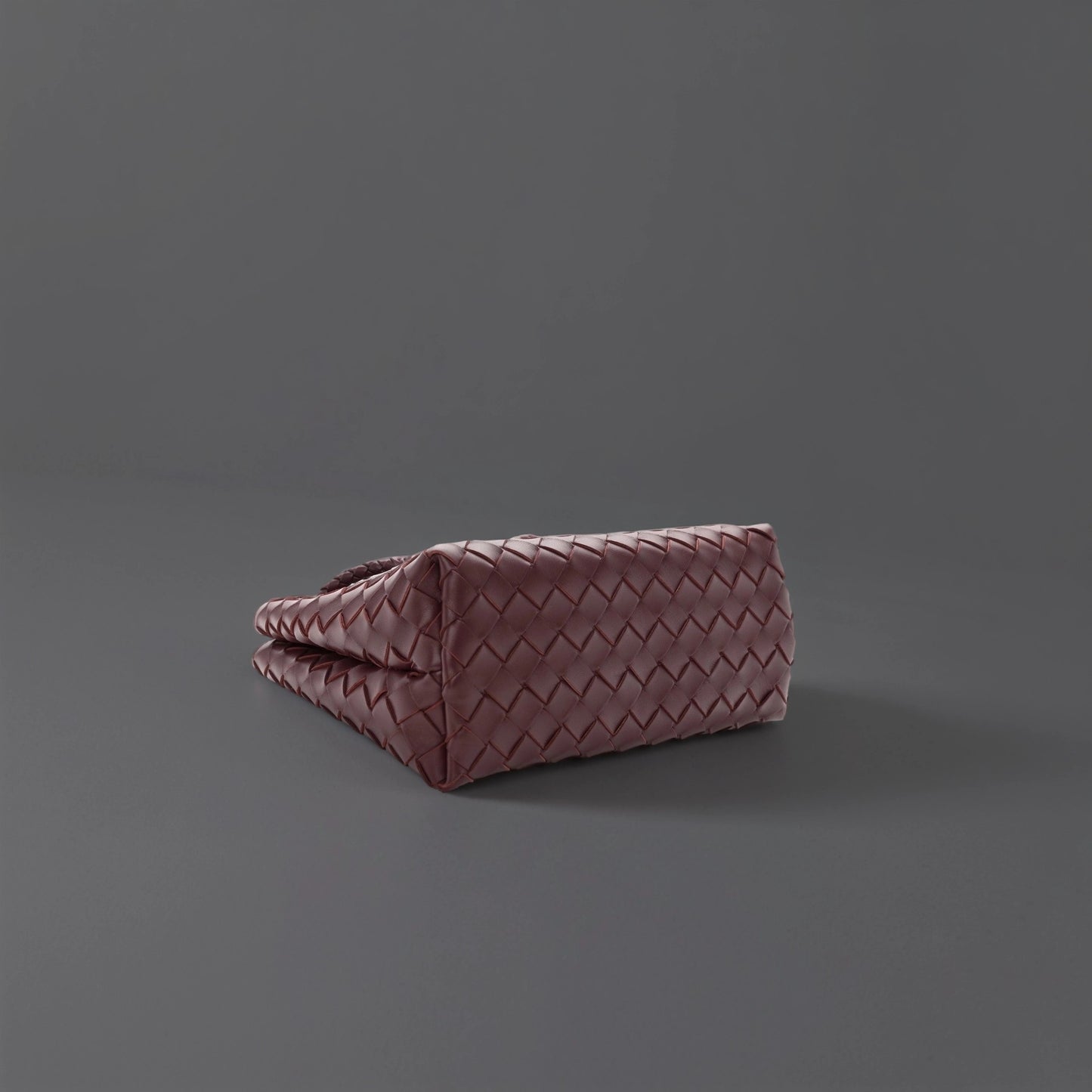 Nappa Intrecciato Small Andiamo Shoulder Bag Barolo