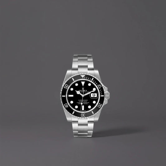 Rolex Submariner Date Black Dial Steel Mens Watch