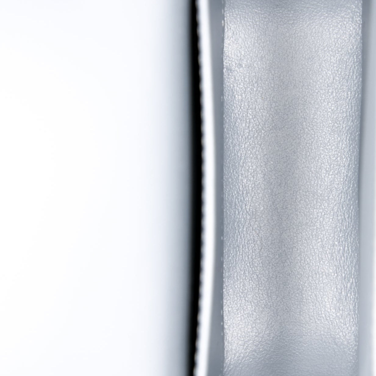 Shiny Calfskin Mini Triomphe Blue Grey