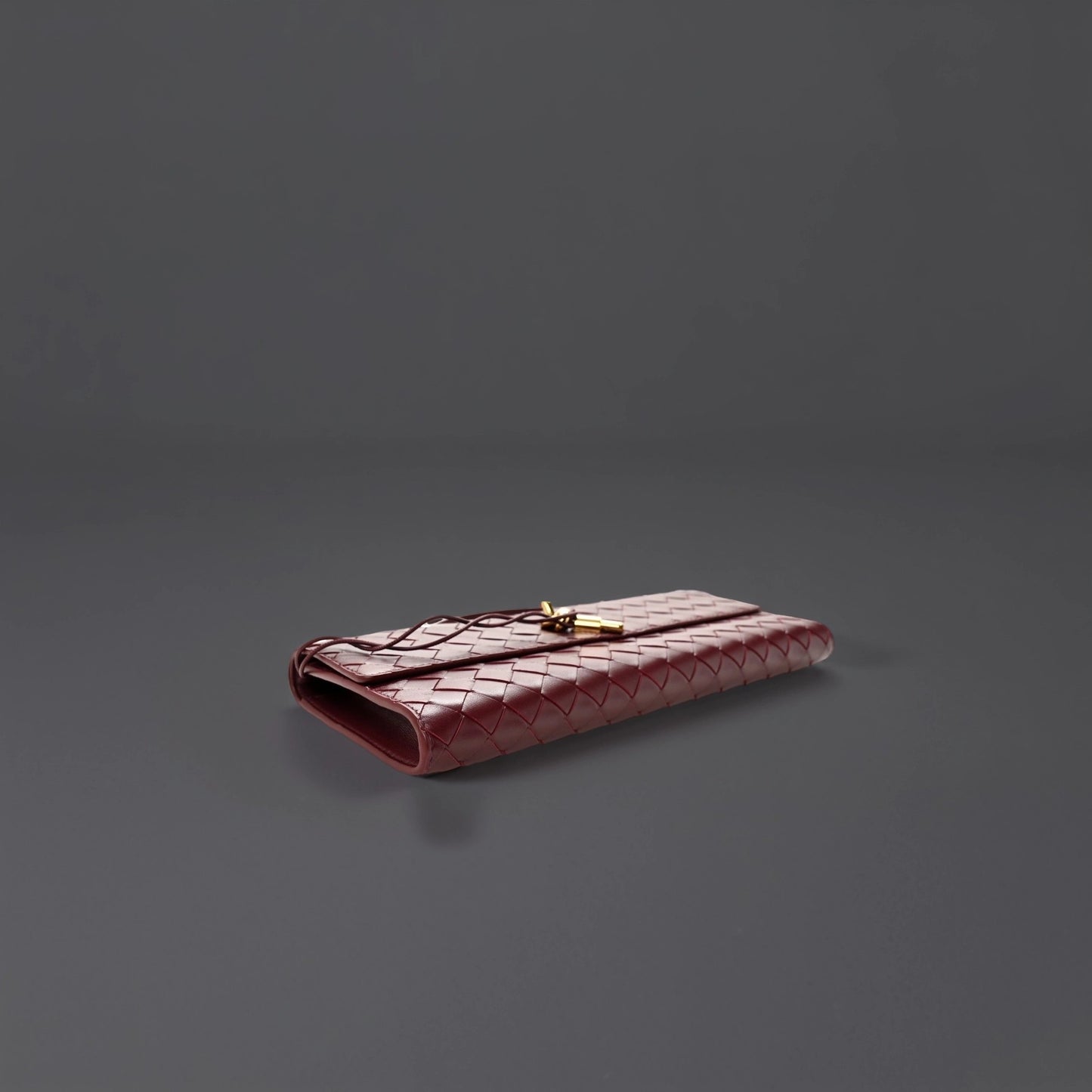 Nappa Intrecciato Long Andiamo Top Handle Clutch Barolo