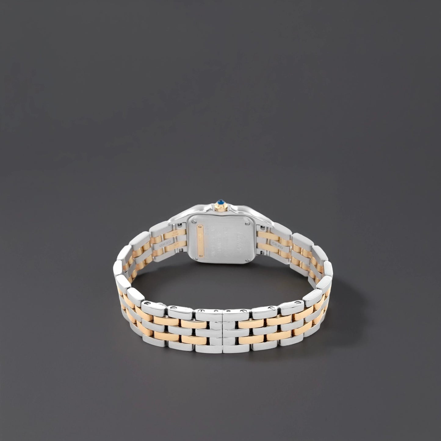 Cartier Panthere Steel Yellow Gold 2 Row Ladies Watch