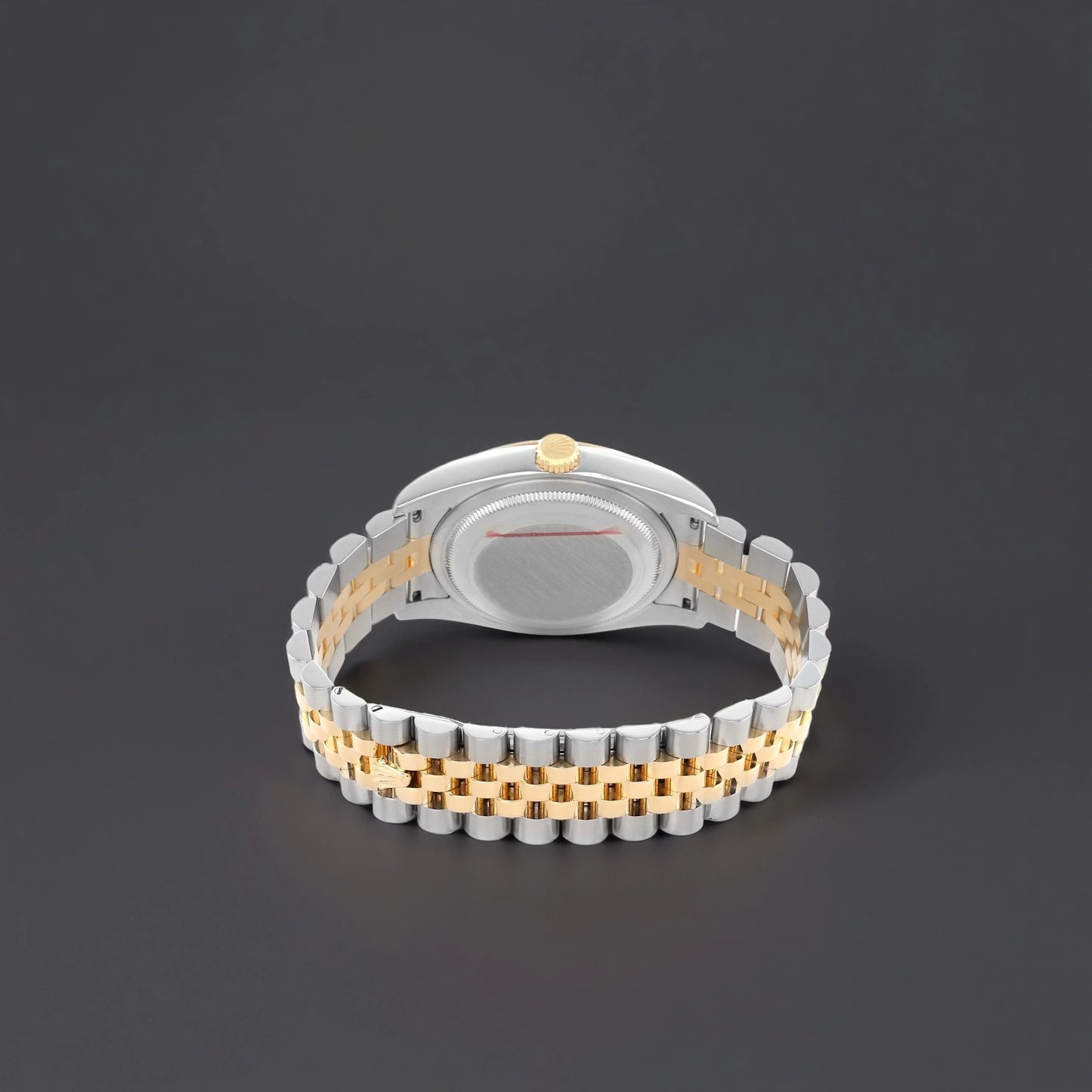 Rolex Datejust 36 Steel Yellow Gold Champagne Diamond Dial Watch