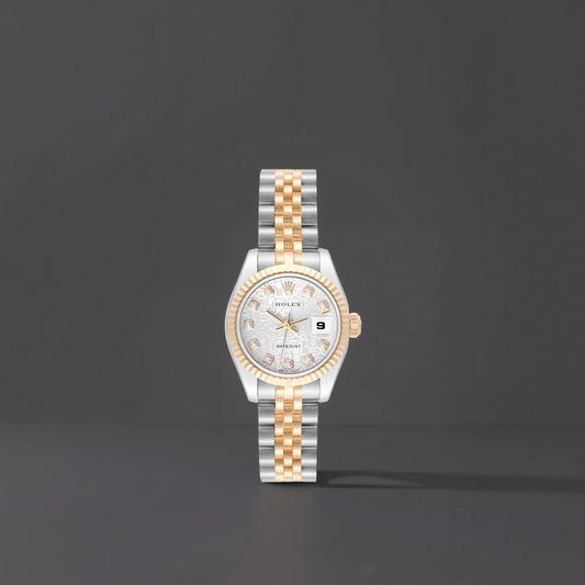 Rolex Datejust 26 Steel Yellow Gold Diamond Dial  Watch