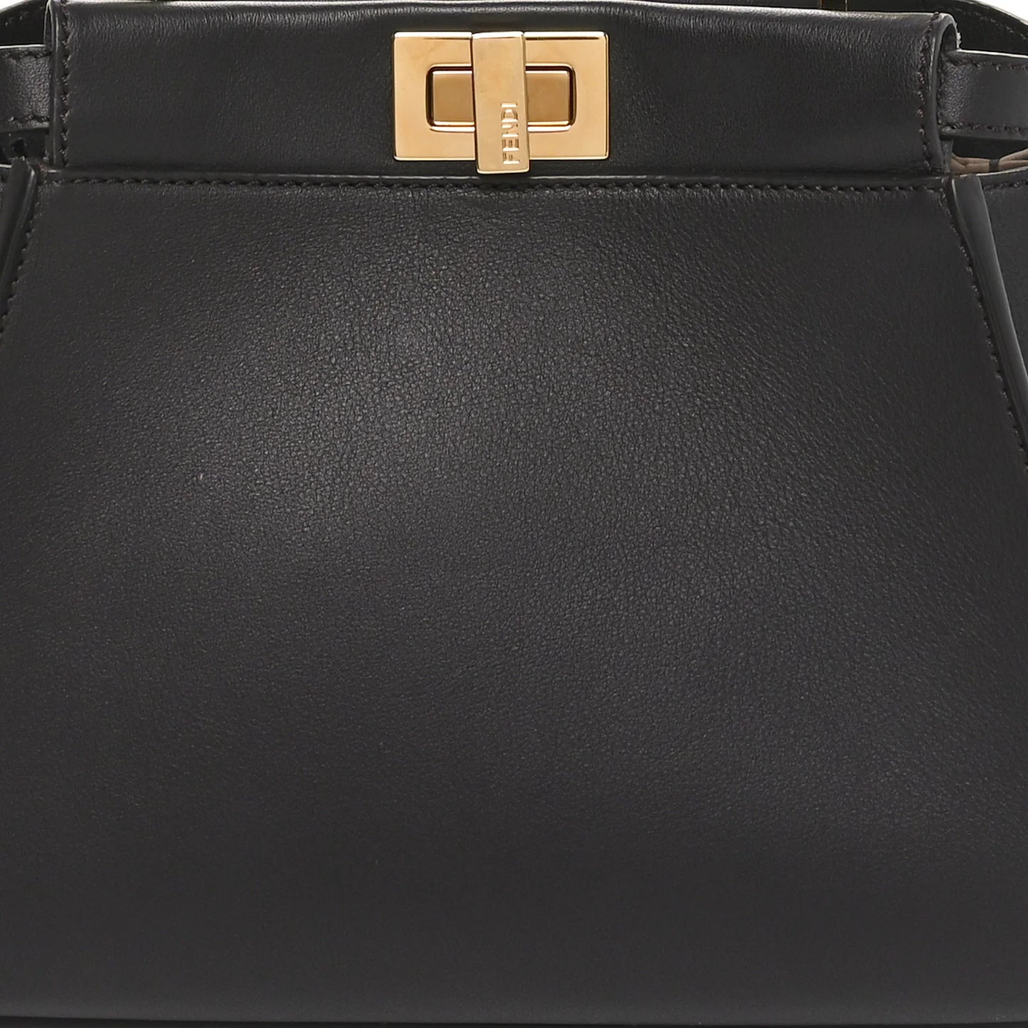 Peekaboo Mini Bag Dark Espresso Brown Leather