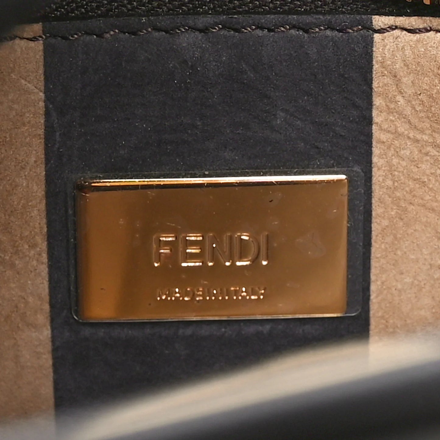 Peekaboo Mini Bag Dark Espresso Brown Leather