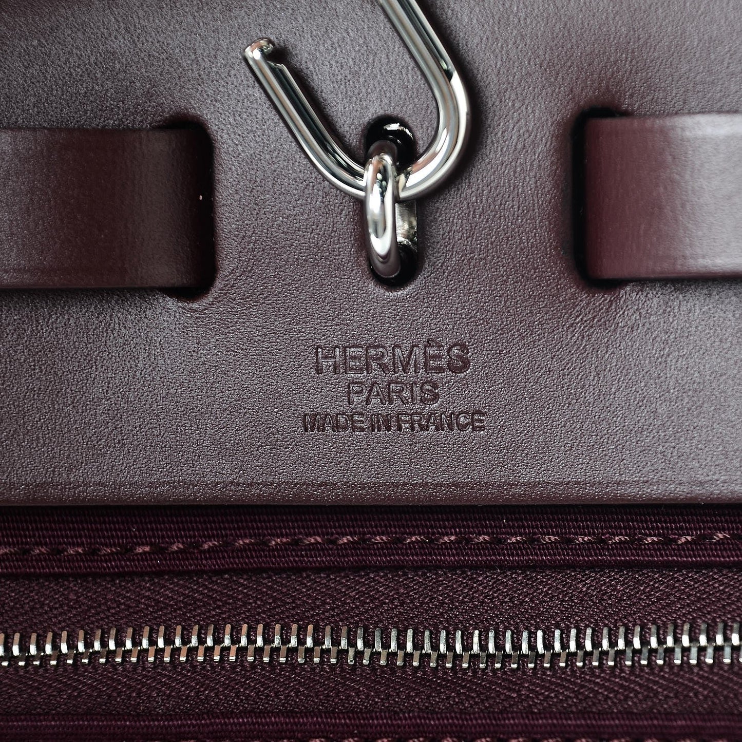Vache Hunter Toile Officier Herbag Zip 31 PM Burgundy