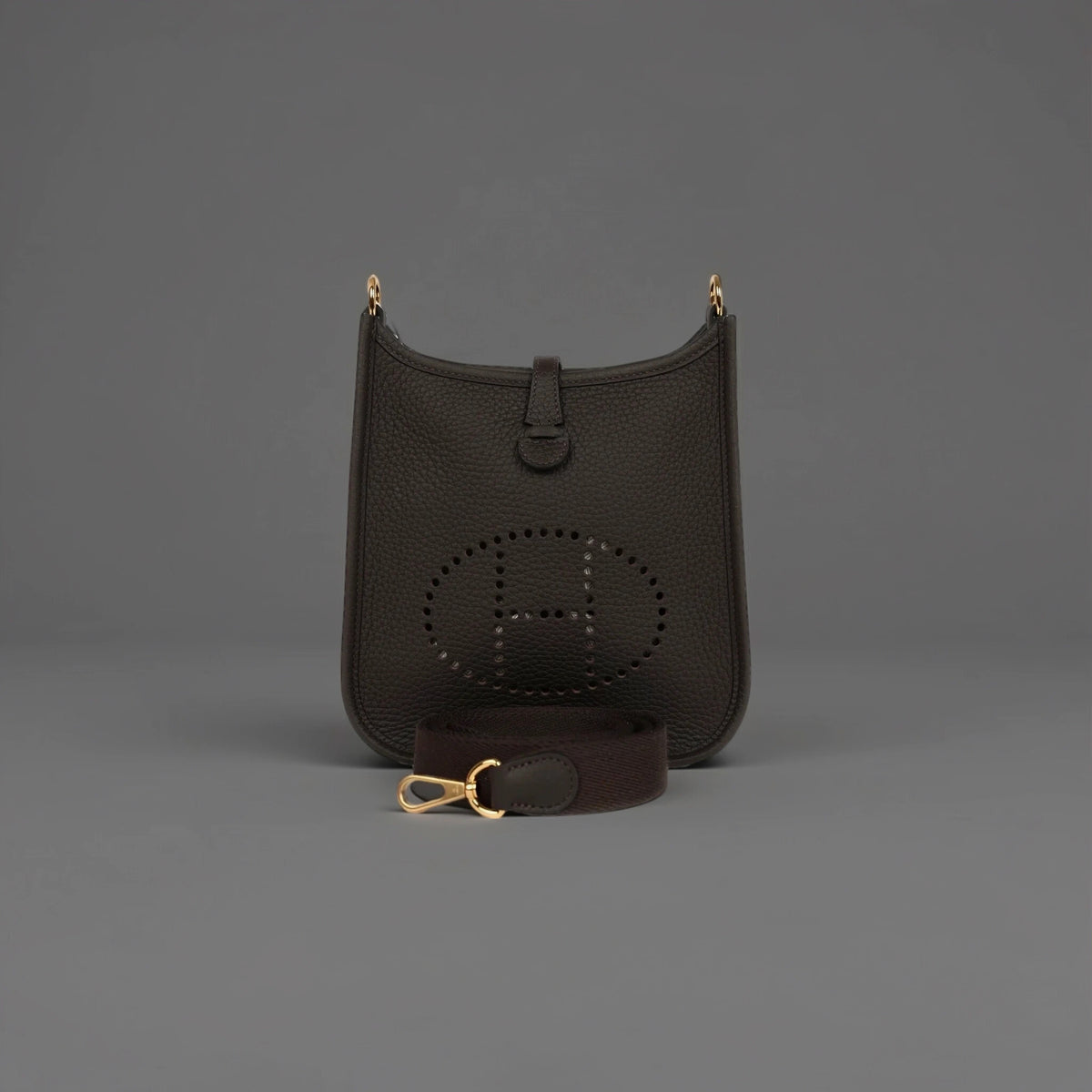 Hermès Evelyne TPM Ebene Clemence Gold Hardware