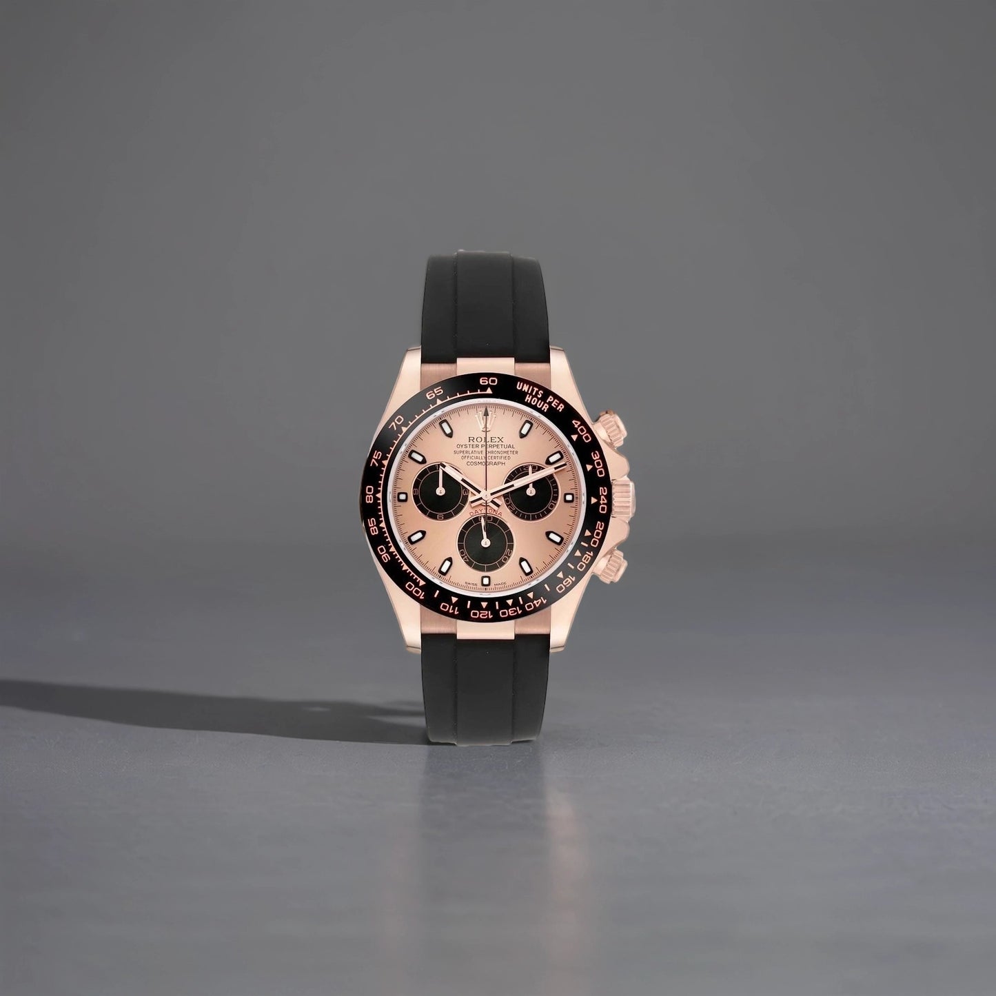 Rolex Cosmograph Daytona Dial Rose Gold Mens Watch