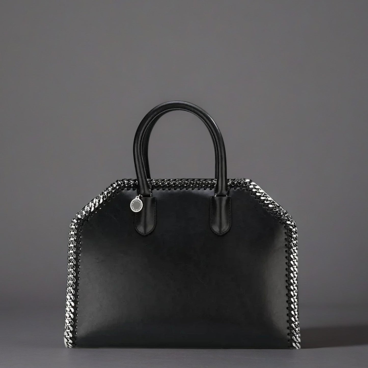 Black Falabella Box Handbag