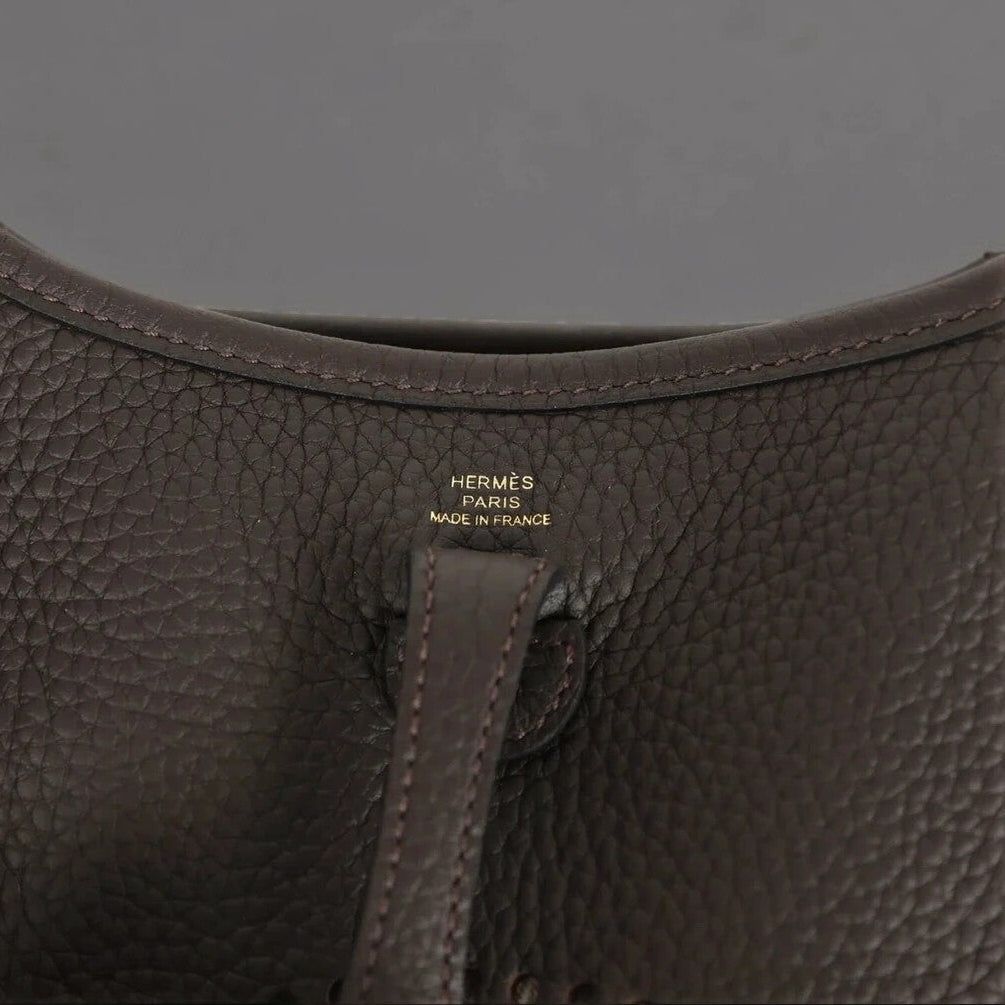 Hermès Evelyne TPM Ebene Clemence Gold Hardware