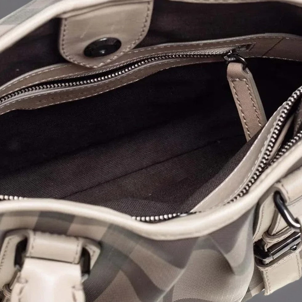 Smoked Check Small Northfield Tote Trench