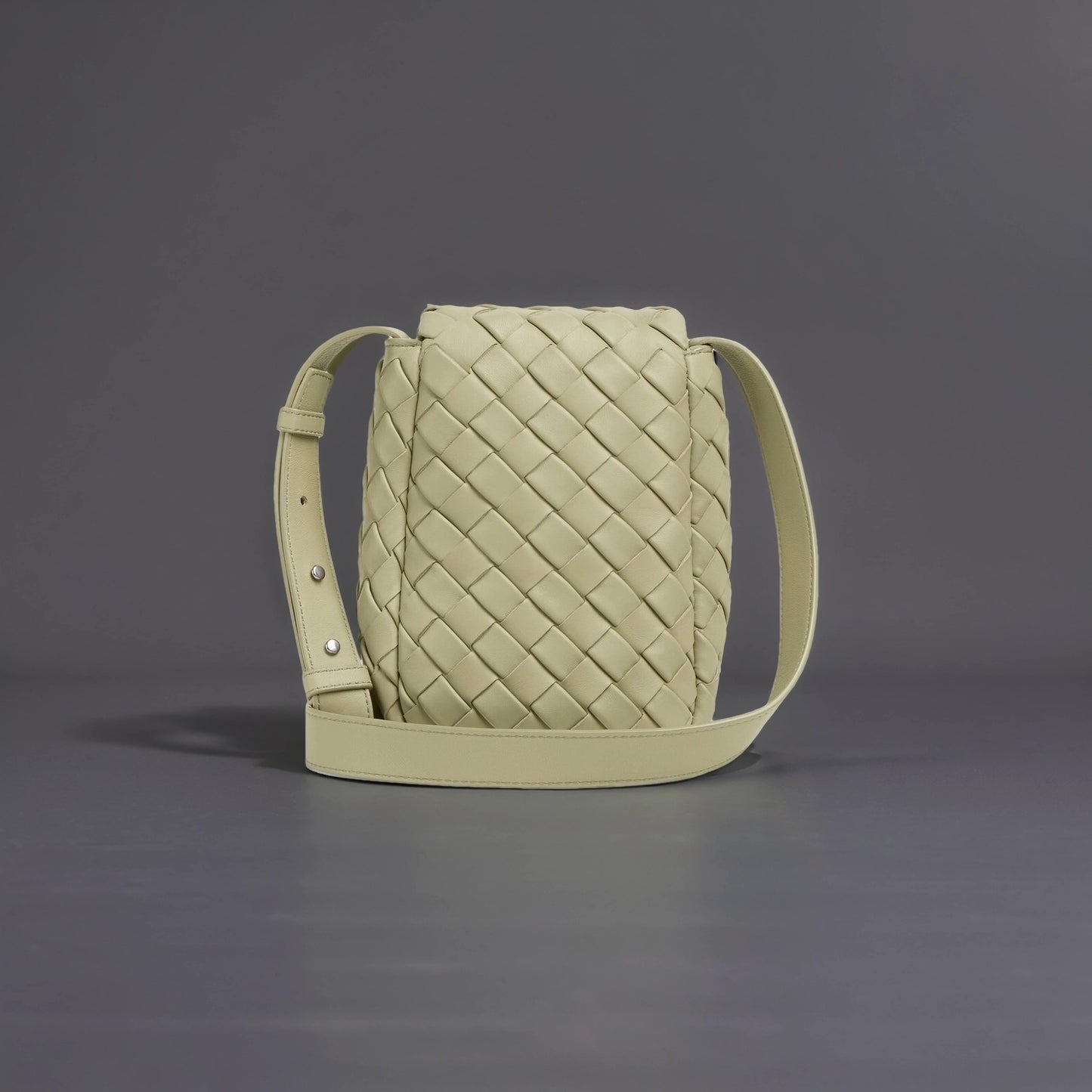 Bottega Veneta Mini Lambskin Cobble Cross-Body Bag
