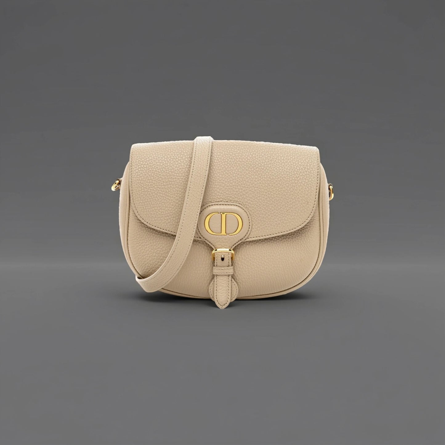 Grained Calfskin Medium Bobby Flap Corda