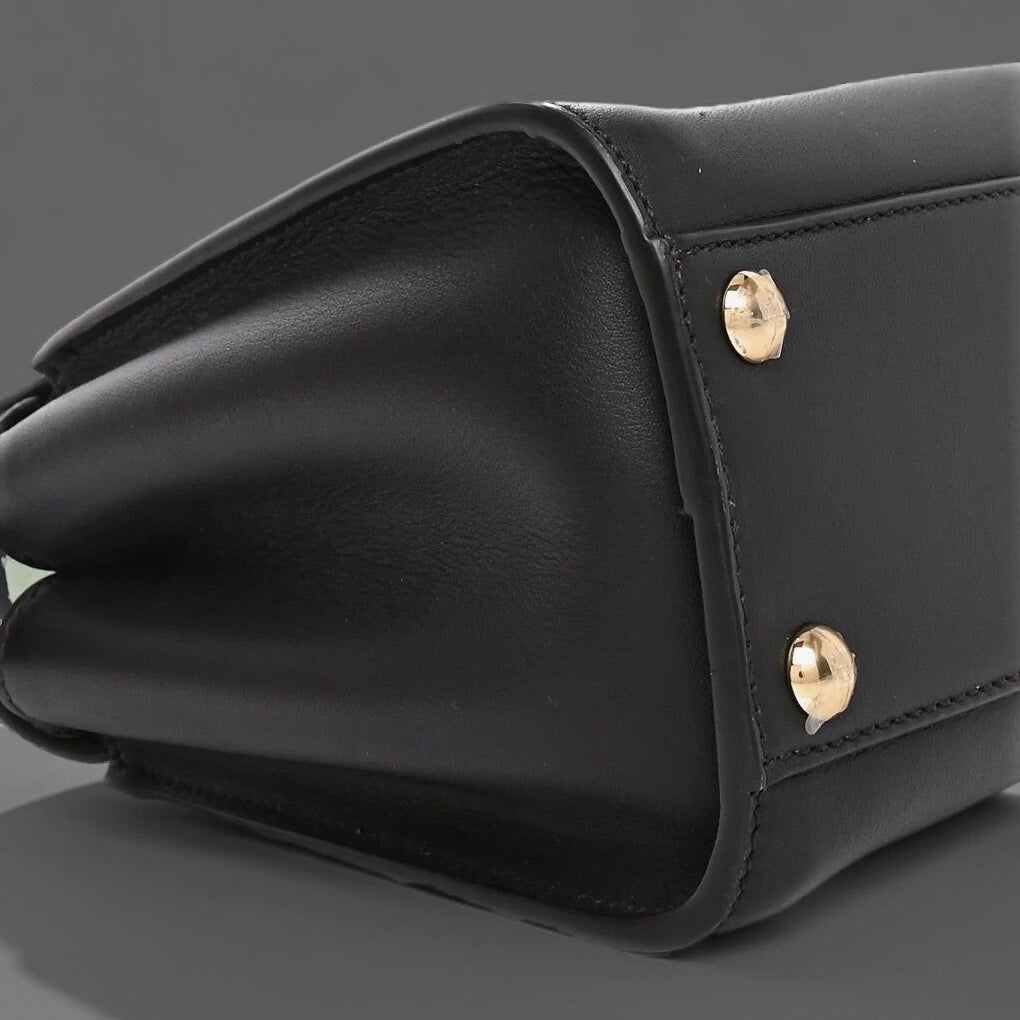 Peekaboo Mini Bag Dark Espresso Brown Leather