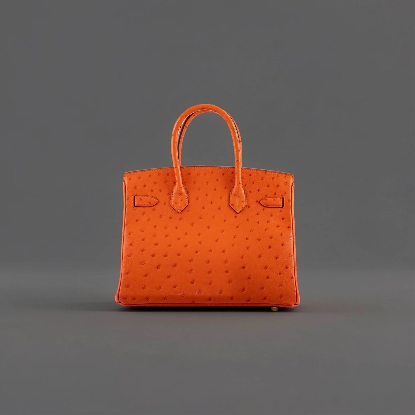Ostrich Birkin 30 Orange