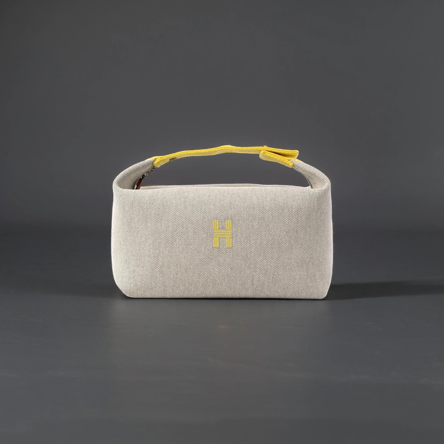 Canvas Large Bride-A-Brac Pouch Jaune Citron