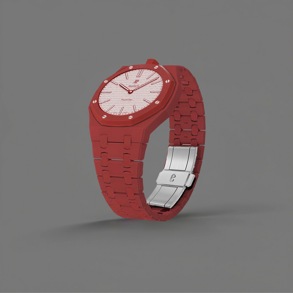 Audemars Piguet X Swatch Royal Pop OTTO ROSSO With Strap